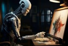 robot working as painter instead humans 23 2150911981