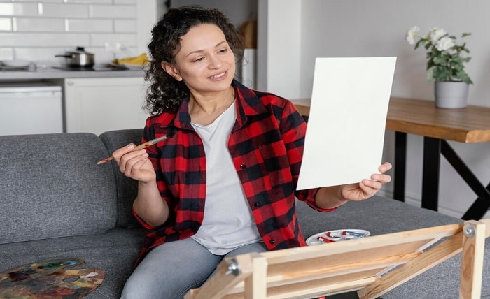 medium shot woman holding paper 23 2148943678