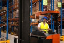 forklift warehouse