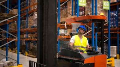 forklift warehouse