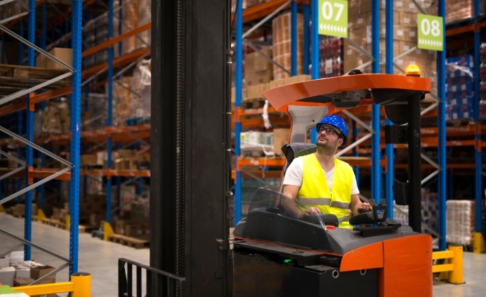 forklift warehouse